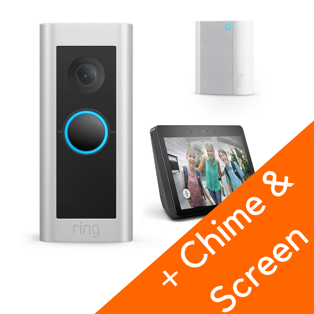 Premium Ring Wired Video Doorbell Pro